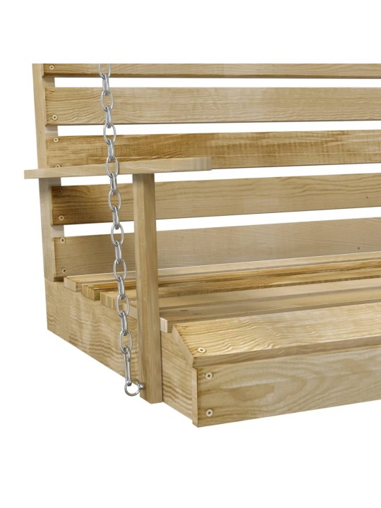 Houpací lavice 110 cm impregnované borové dřevo