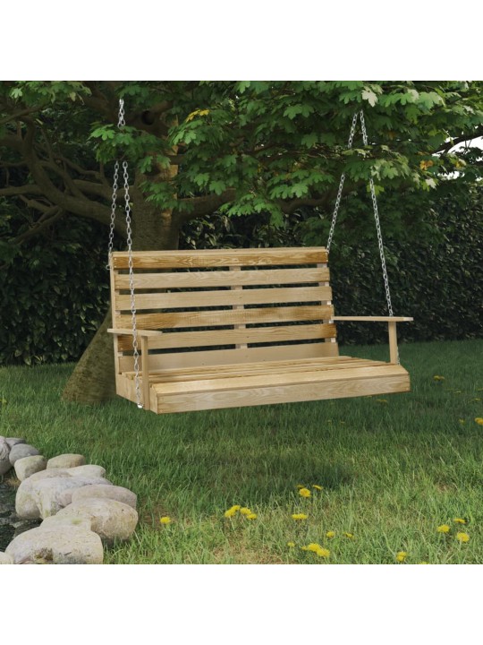 Houpací lavice 110 cm impregnované borové dřevo