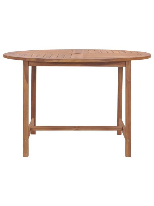 Zahradní jídelní stůl Ø 110 x 75 cm masivní teak
