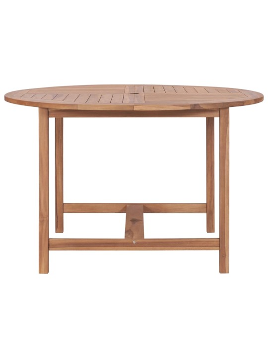 Zahradní jídelní stůl Ø 110 x 75 cm masivní teak