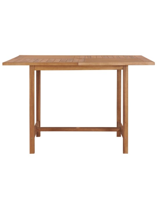 Zahradní jídelní stůl 110 x 110 x 75 cm masivní teak