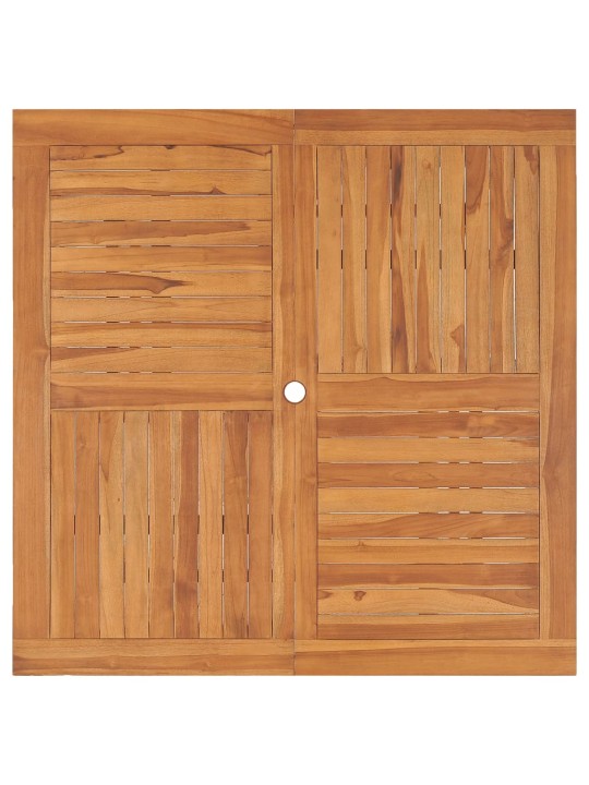Zahradní jídelní stůl 110 x 110 x 75 cm masivní teak