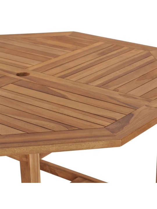 Zahradní jídelní stůl 110 x 110 x 75 cm masivní teak