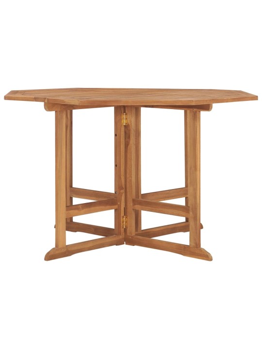Skládací zahradní jídelní stůl 110 x 110 x 75 cm masivní teak