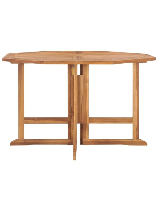 Skládací zahradní jídelní stůl 110 x 110 x 75 cm masivní teak