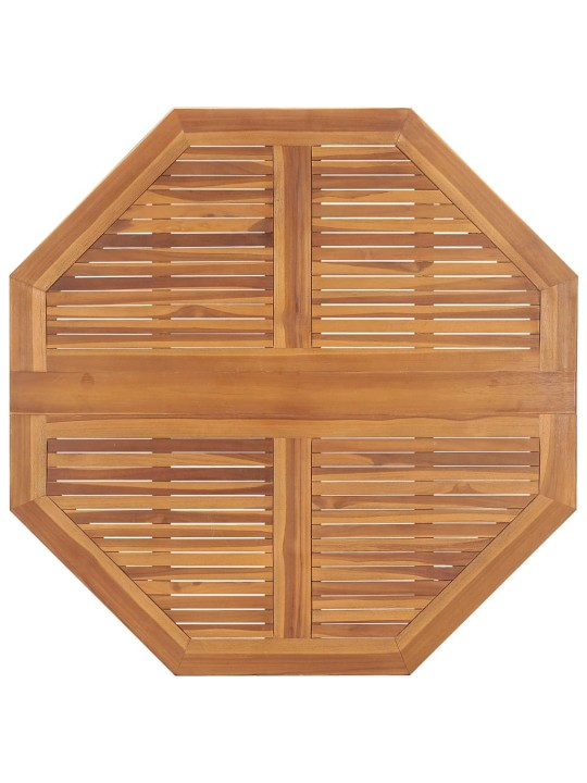 Skládací zahradní jídelní stůl 110 x 110 x 75 cm masivní teak