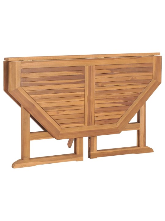 Skládací zahradní jídelní stůl 110 x 110 x 75 cm masivní teak