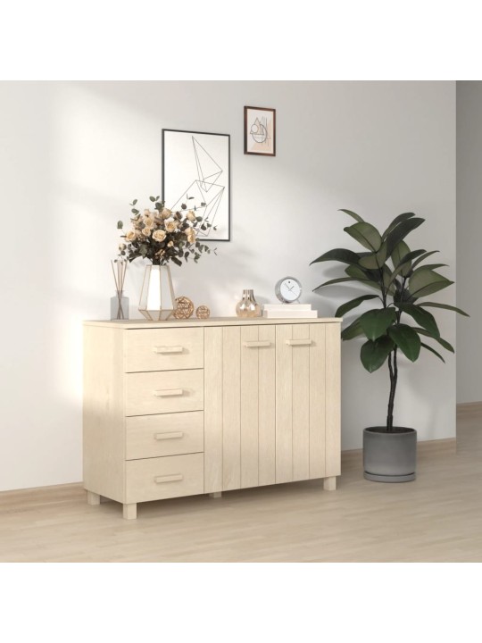 Příborník HAMAR medově hnědý 113 x 40 x 80 cm masivní borovice