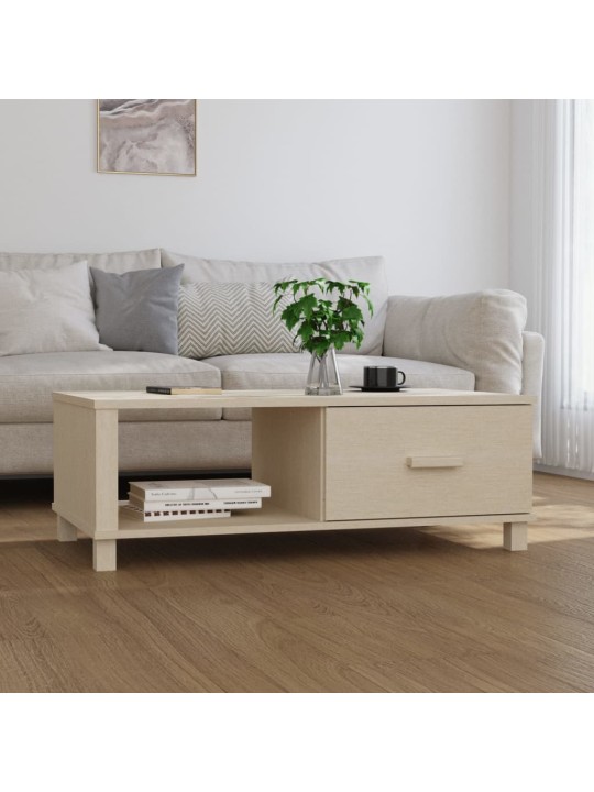Konferenční stolek HAMAR medově hnědý 100x55x35 cm borovice