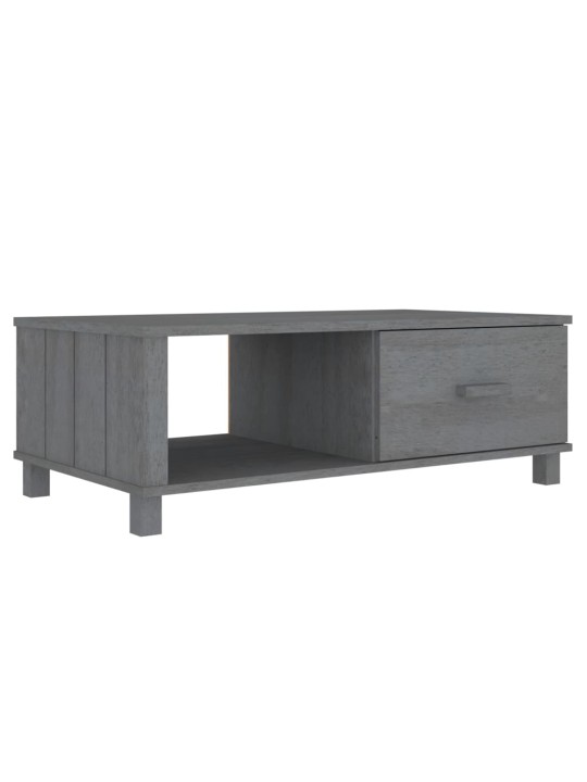 Konferenční stolek HAMAR tmavě šedý 100 x 55 x 35 cm borovice