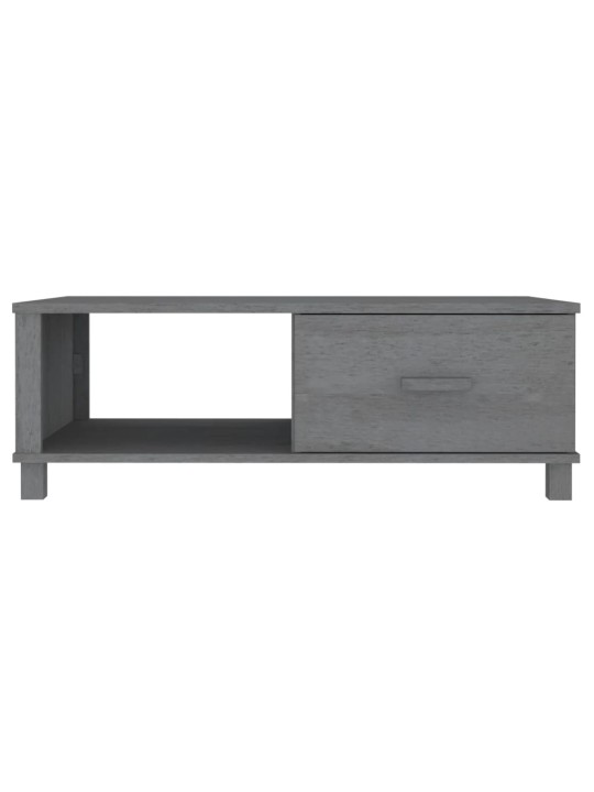 Konferenční stolek HAMAR tmavě šedý 100 x 55 x 35 cm borovice