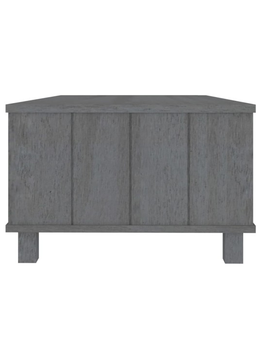 Konferenční stolek HAMAR tmavě šedý 100 x 55 x 35 cm borovice