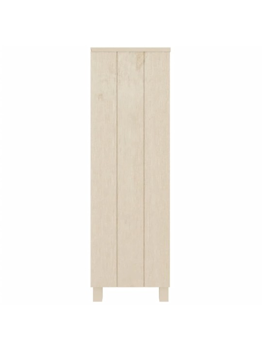 Knihovna HAMAR medově hnědá 85 x 35 x 112 cm masivní borovice