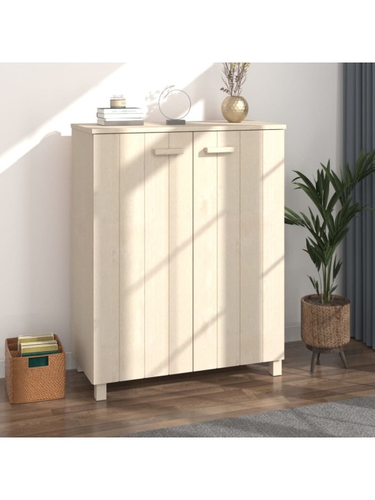 Botník HAMAR medově hnědý 85 x 40 x 108 cm masivní borovice