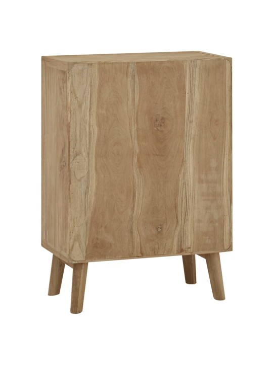 Komoda se zásuvkami 56 x 30 x 80 cm masivní teakové dřevo