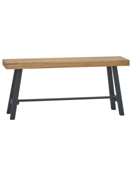Lavice 110 cm masivní teakové dřevo