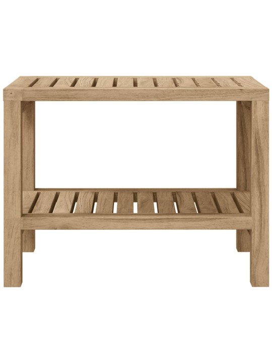 Odkládací stolek do koupelny 60x30x45 cm masivní teakové dřevo