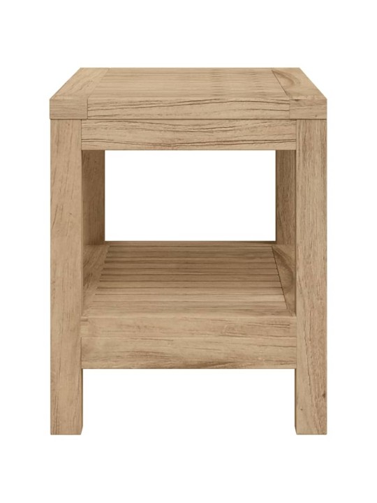Odkládací stolek do koupelny 60x30x45 cm masivní teakové dřevo
