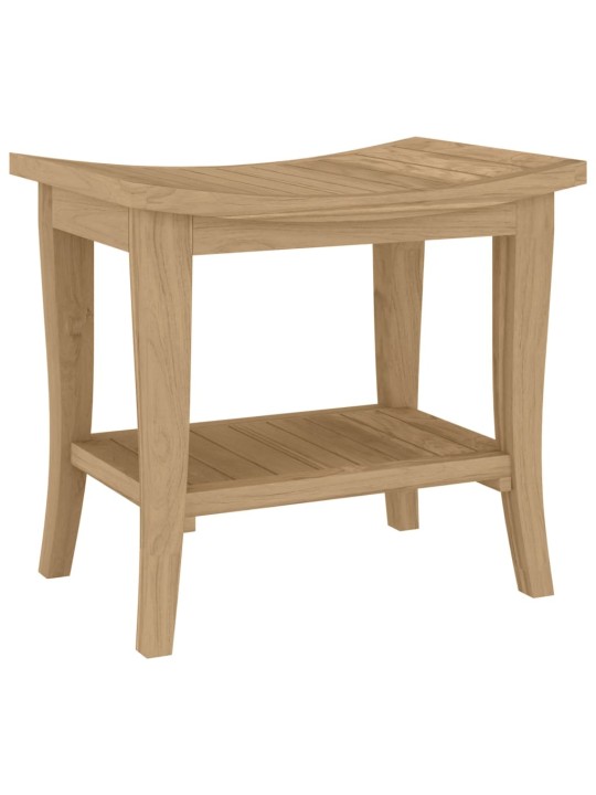 Odkládací stolek do koupelny 50x35x45 cm masivní teakové dřevo