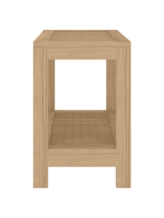 Odkládací stolek do koupelny 60x30x45 cm masivní teakové dřevo