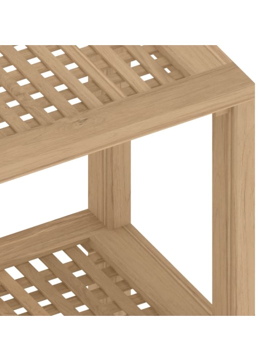 Odkládací stolek do koupelny 60x30x45 cm masivní teakové dřevo