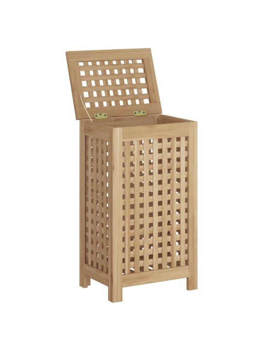 Koš na prádlo 35 x 25 x 60 cm masivní teakové dřevo