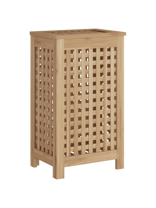 Koš na prádlo 35 x 25 x 60 cm masivní teakové dřevo