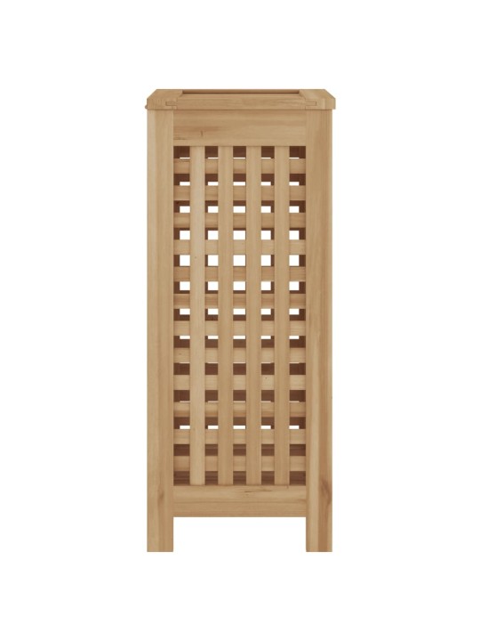 Koš na prádlo 35 x 25 x 60 cm masivní teakové dřevo