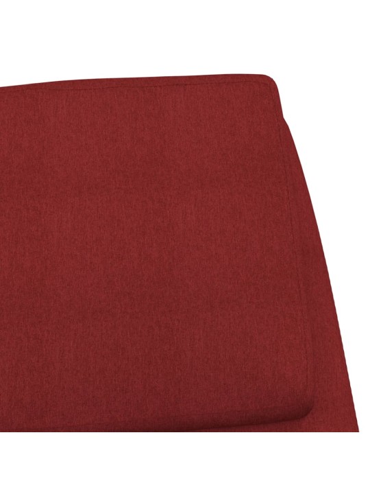 Relaxační křeslo vínové textil