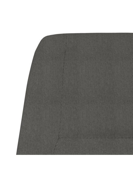 Relaxační židle tmavě šedá textil