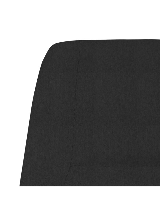 Relaxační židle černá textil