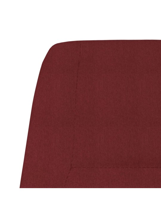 Relaxační křeslo vínové textil