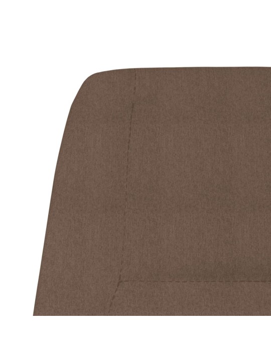 Relaxační židle taupe textil