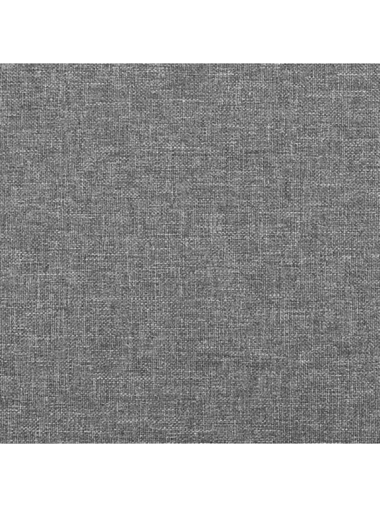 Relaxační křeslo světle šedé textil
