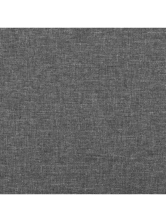 Relaxační židle tmavě šedá textil