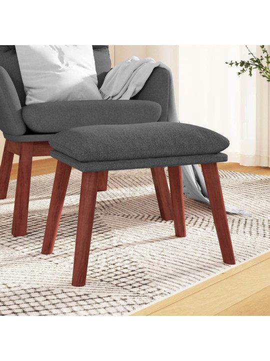 Podnožka tmavě šedá 45 x 29,5 x 35 cm textil