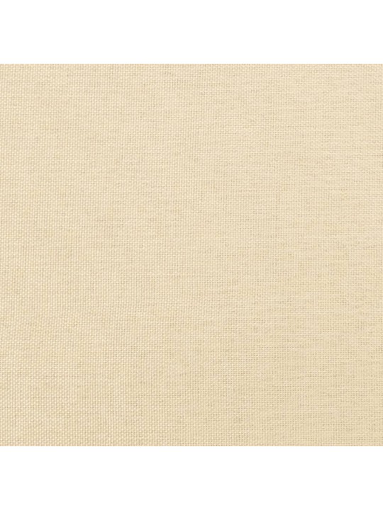 Podnožka krémová 60x60x36 cm textil