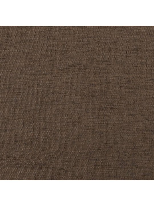 Podnožka hnědá 60x60x36 cm textil