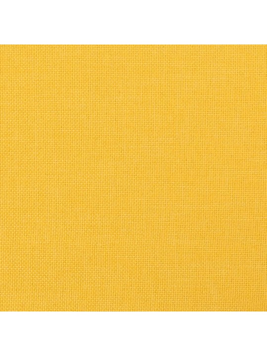 Podnožka hořčicově žlutá 60x60x36 cm textil