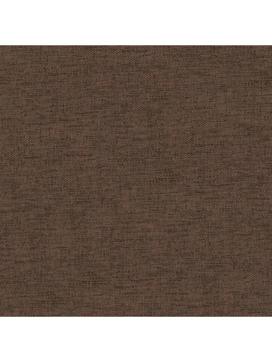 Podnožka hnědá 60x60x36 cm textil a umělá kůže