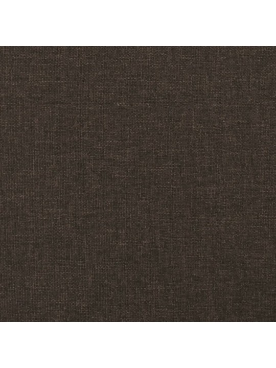 Podnožka hnědá 60x60x36 cm textil a umělá kůže