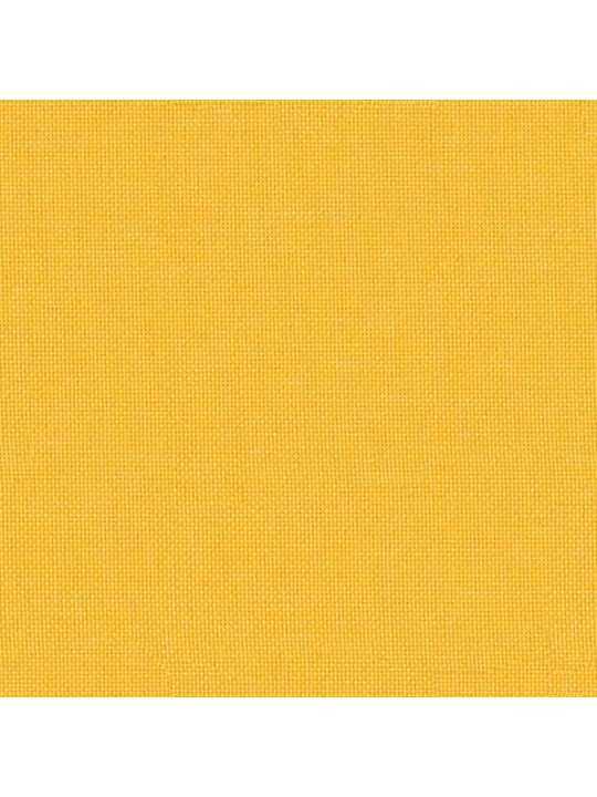 Podnožka hořčicově žlutá 60x60x36 cm textil a umělá kůže