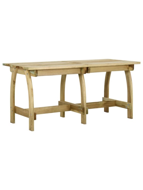 Zahradní stůl 160 x 74 x 75 cm impregnované borové dřevo