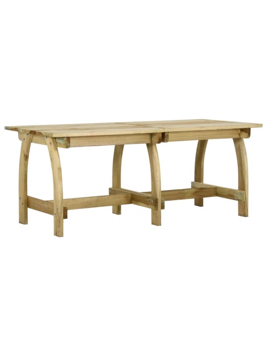 Zahradní stůl 220 x 74 x 75 cm impregnované borové dřevo