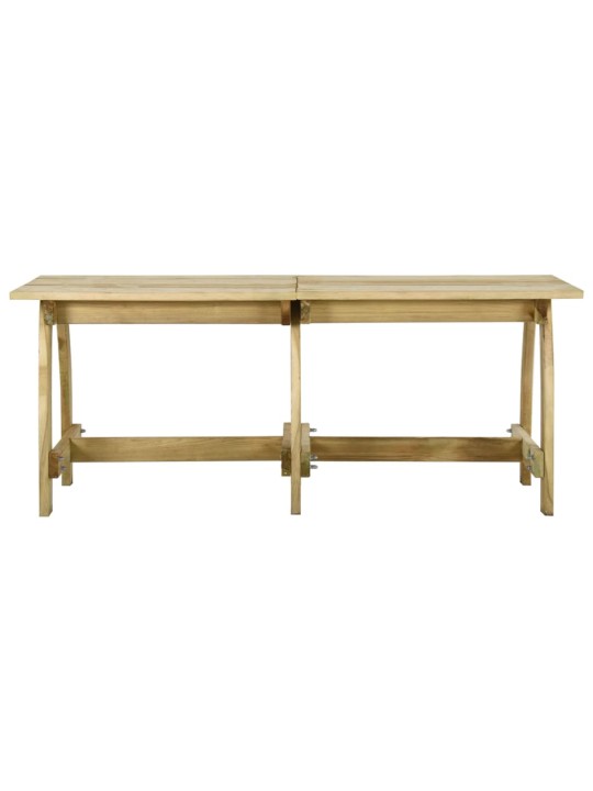 Zahradní stůl 220 x 74 x 75 cm impregnované borové dřevo