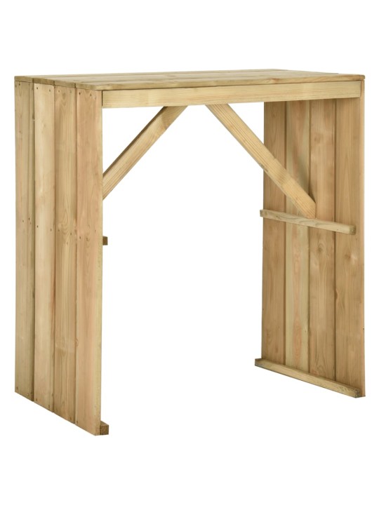 Barový stůl 100 x 60 x 110 cm impregnovaná borovice