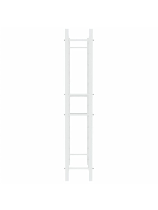 Stojan na víno na 72 lahví bílý kov