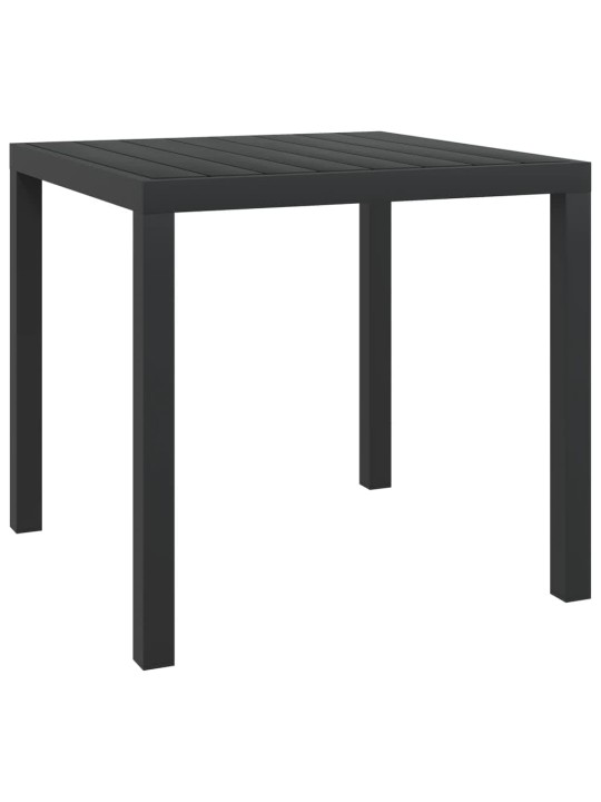5dílný zahradní jídelní set s poduškami polyratan šedý