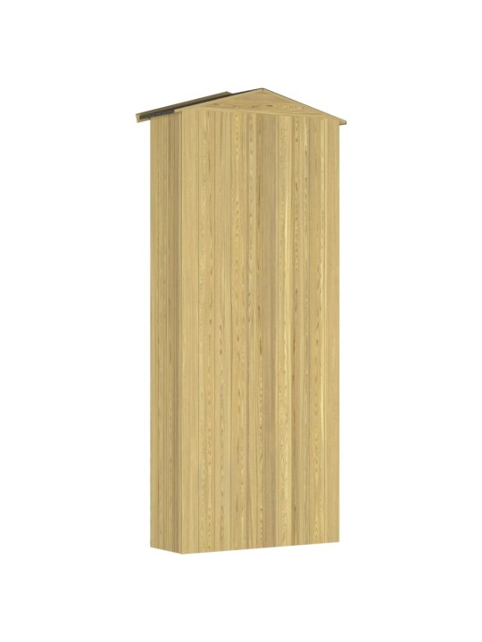 Zahradní police na nářadí 87x33x222 cm impregnovaná borovice