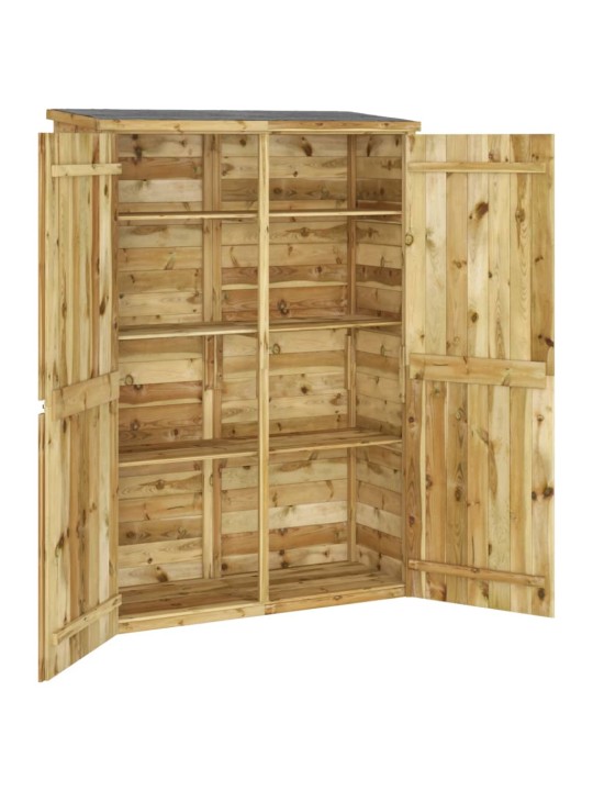 Zahradní kůlna na nářadí 123x45x171 cm impregnovaná borovice